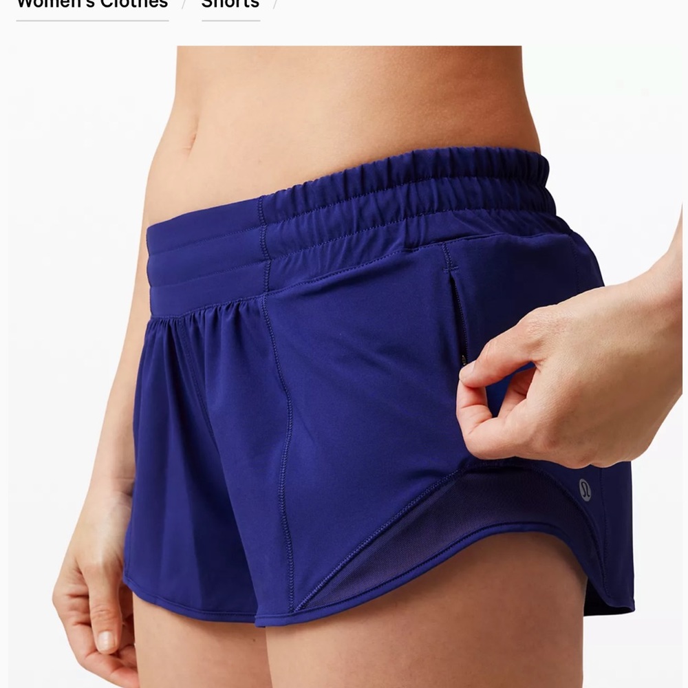 Larkspur blue hottie hot 2.5 size 0